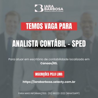 Analista contábil SPED