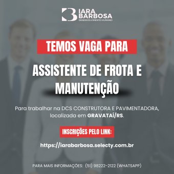 Assistente de frota e manutenção 