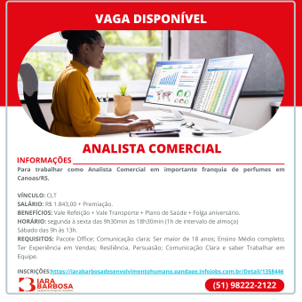 Analista Comercial