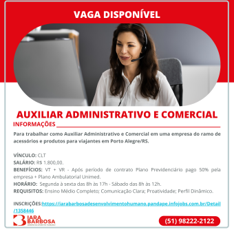 Auxiliar Administrativo e Comercial