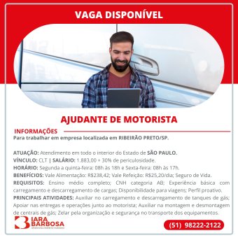 Ajudante de motorista 