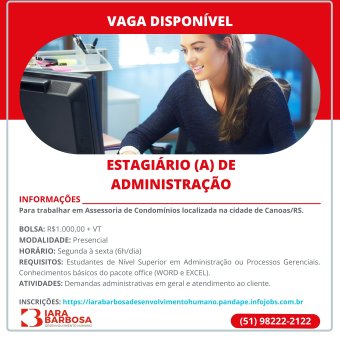 Estagiário(a) de Administração