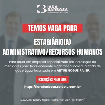 Estagiário ADM RH