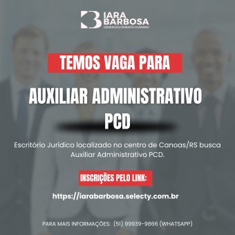 Auxiliar administrativo PCD