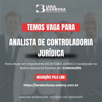 Analista de controladoria Juridica
