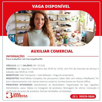Auxiliar Comercial